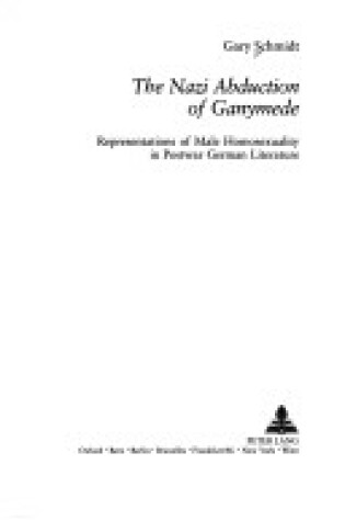 Cover of The Nazi Abduction of Ganymede