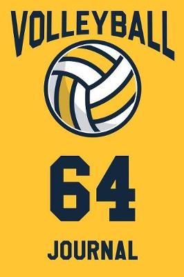Book cover for Volleyball Journal 64