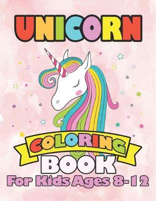 Book cover for Unicorn Coloring Book