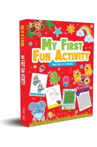 Cover of My First Fun Activity Boxset of 4 Books Spot the Difference, Mazes, Word Search & Dot to Dot