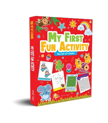 Book cover for My First Fun Activity Boxset of 4 Books Spot the Difference, Mazes, Word Search & Dot to Dot