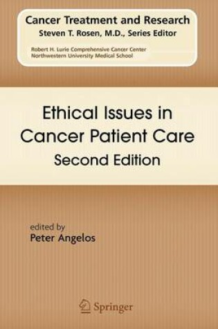 Cover of Ethical Issues in Cancer Patient Care