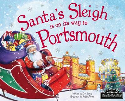 Book cover for Santa's Sleigh is on its Way to Portsmouth