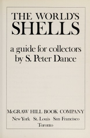 Book cover for The World's Shells