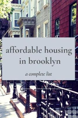 Book cover for affordable housing in brooklyn