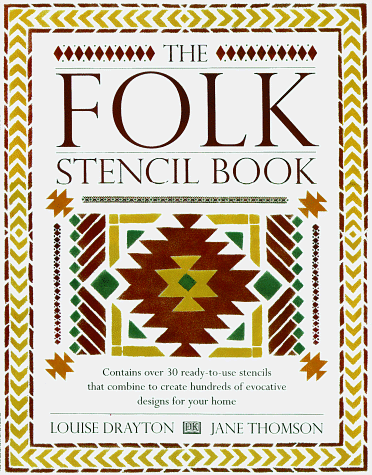 Book cover for The Folk Stencil Book