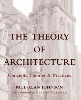 Cover of The Theory of Architecture