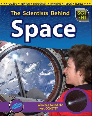 Book cover for The Scientists Behind Space