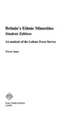 Cover of Britain's Ethnic Minorities