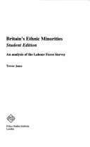 Book cover for Britain's Ethnic Minorities