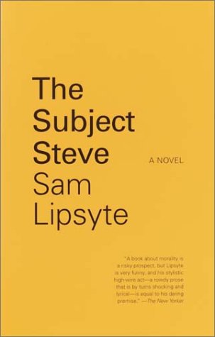 Book cover for The Subject Steve