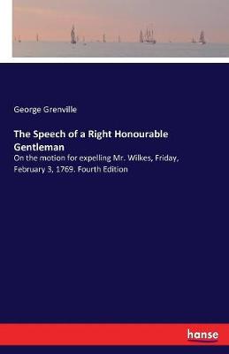 Book cover for The Speech of a Right Honourable Gentleman