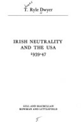 Cover of Irish Neutrality CB