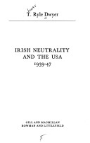 Book cover for Irish Neutrality CB