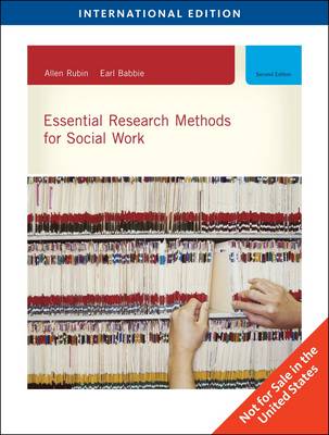 Book cover for Essential Research Methods for Social Work