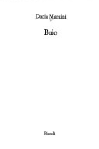 Cover of Buio