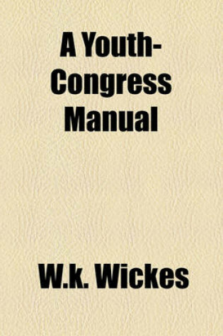 Cover of A Youth-Congress Manual