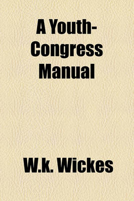 Book cover for A Youth-Congress Manual