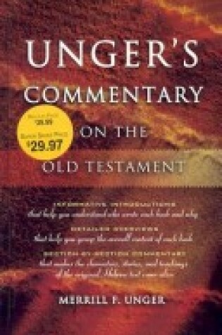 Cover of Unger's Commentary on the Old Testament