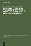 Book cover for Die Stellung des Apostels Paulus im Urchristentum