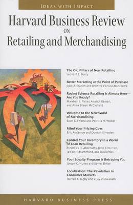 Book cover for "Harvard Business Review" on Retailing and Merchandising