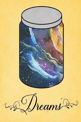 Cover of Dream Journal - Rainbow Watercolor Dream Jar (Yellow)