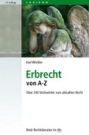 Cover of Erbrecht Von A Bis Z