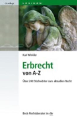 Book cover for Erbrecht Von A Bis Z