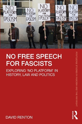 Book cover for No Free Speech for Fascists