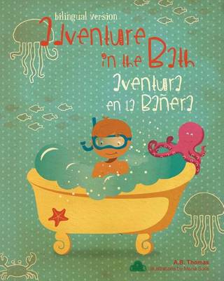 Book cover for Adventure in the bath / Aventura en la bañera