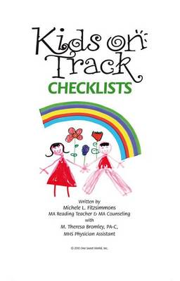 Book cover for Kids on Track Checklists