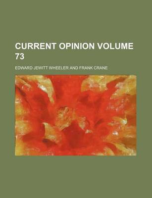 Book cover for Current Opinion Volume 73