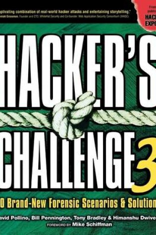 Cover of Hacker's Challenge 3: 20 Brand New Forensic Scenarios & Solutions