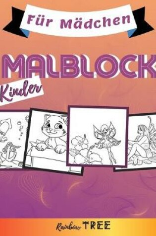 Cover of Kinder Malblock - Fur Madchen