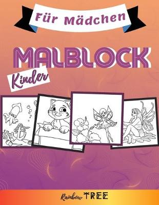 Book cover for Kinder Malblock - Fur Madchen