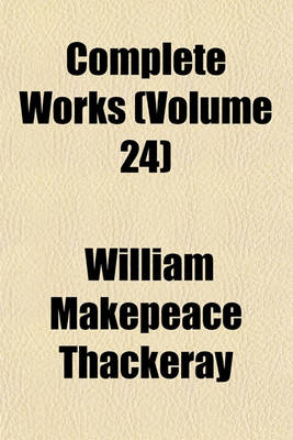Book cover for Complete Works (Volume 24)