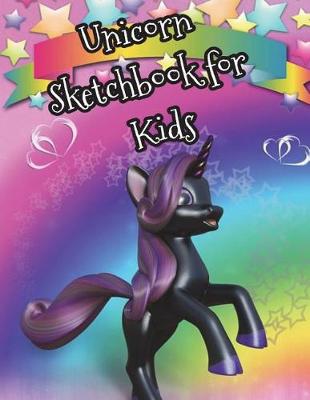 Book cover for Unicorn Sketchbook for Kids