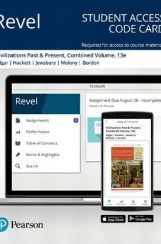 Cover of Revel for Civilizations Past and Present, Combined Volume -- Access Card