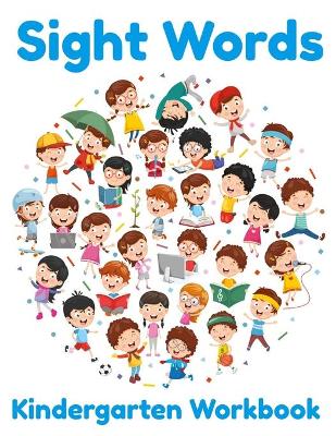 Book cover for Sight Words Kindergarten Workbook