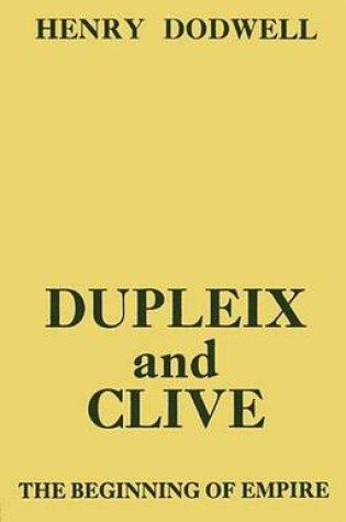 Cover of Dupleix and Clive