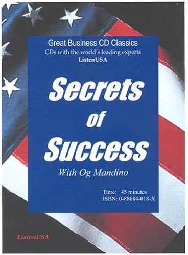 Book cover for Secrets of Success/Audio Cassette