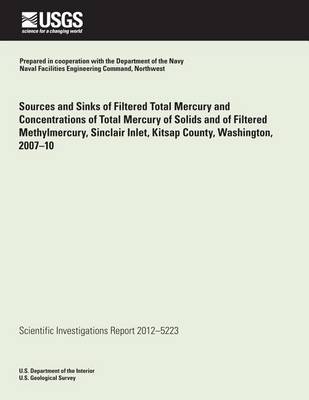 Book cover for Sources and Sinks of Filtered Total Mercury and Concentrations of Total Mercury of Solids and of Filtered Methylmercury, Sinclair Inlet, Kitsap County, Washington, 2007?10