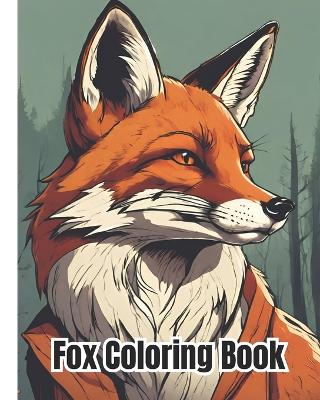 Book cover for Fox Coloring Book