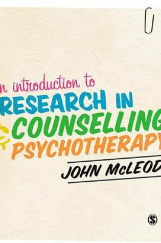 Cover of An Introduction to Research in Counselling and Psychotherapy