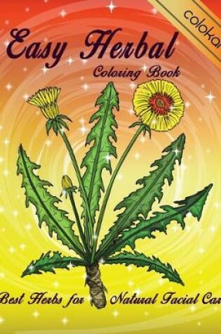 Cover of Easy Herbal Coloring Book