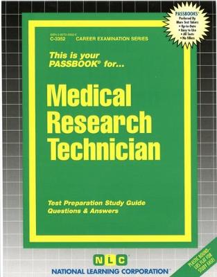 Book cover for Medical Research Technician