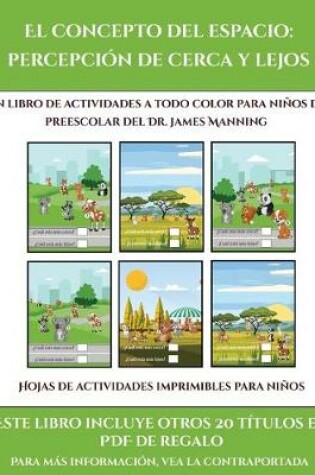 Cover of Hojas de actividades imprimibles para niños (El concepto del espacio