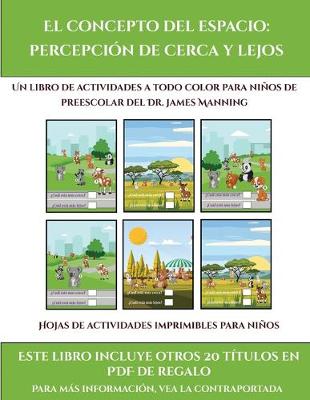 Cover of Hojas de actividades imprimibles para niños (El concepto del espacio