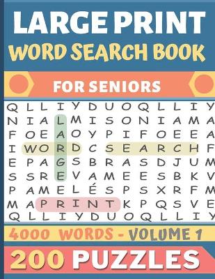 Book cover for Large Print Word Search Book