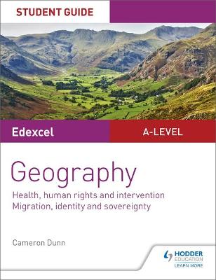 Book cover for Edexcel A-level Geography Student Guide 5: Health, human rights and intervention; Migration, identity and sovereignty